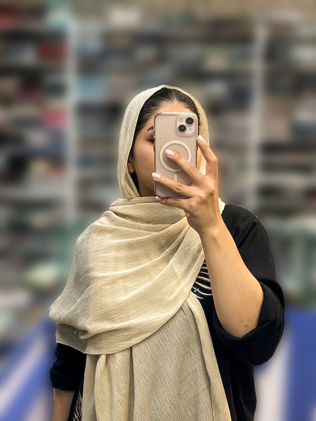 شال پلیسه نخی کد ۷۰۵