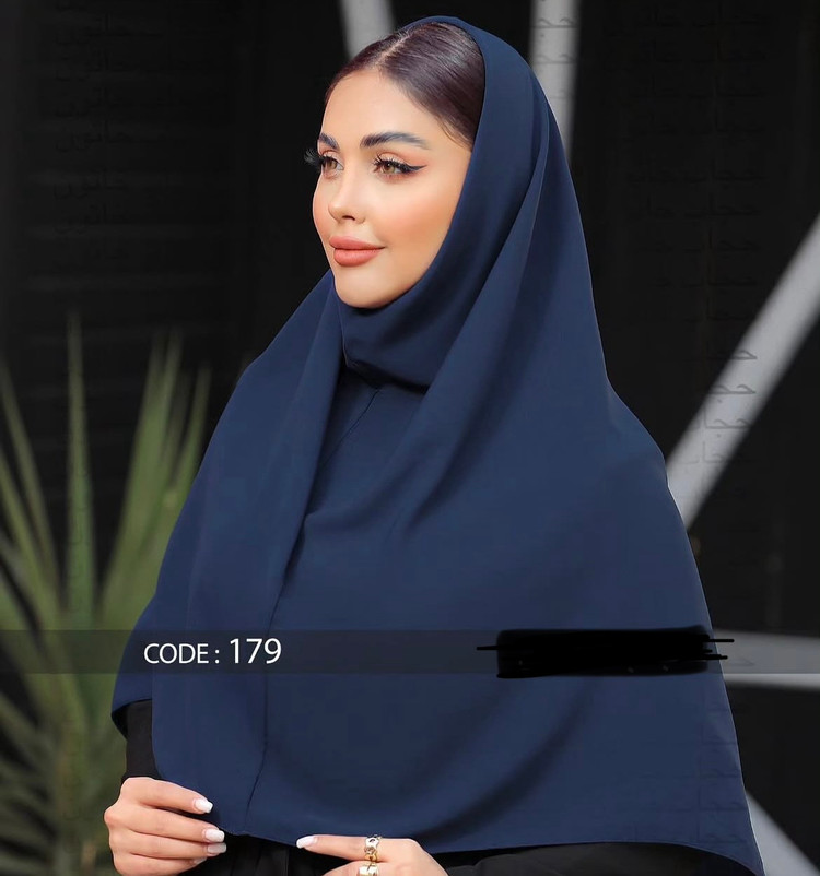 مقنعه کرپ درجه یک کد 179
