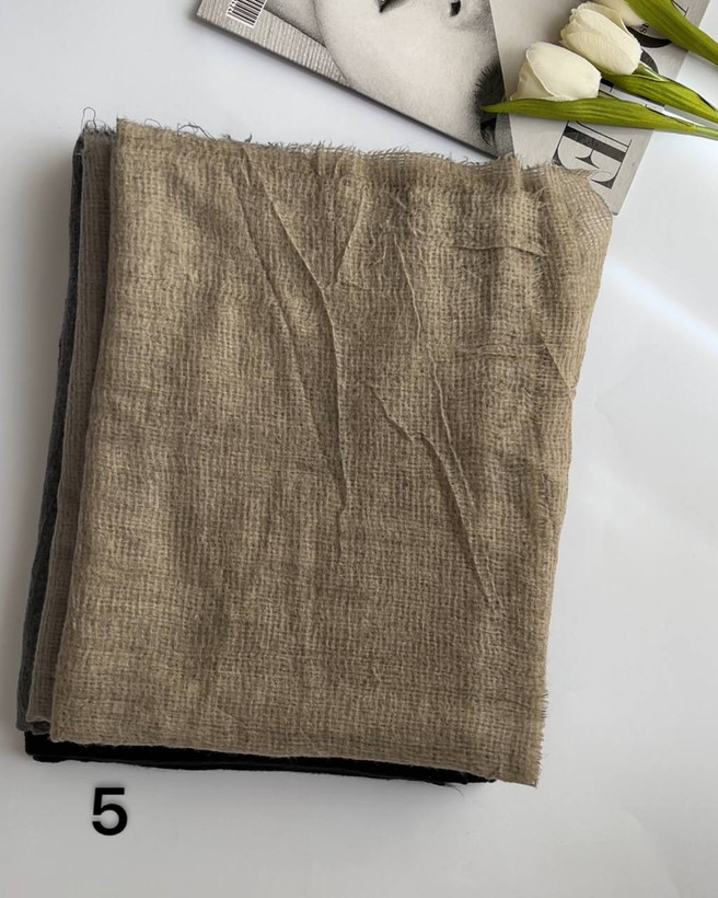 شال حصیری چهارطرف ریش پنبه ای کد ۱۱۴۰
