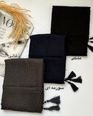روسری نخی ساده درجه یک قواره ۱۲۰ کد ۱۲۶۰