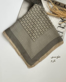 روسری سوپر نخ ترک قواره ۹۰ کد ۱۲۸۰