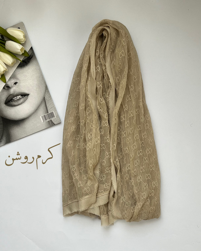 شال تور طرح گوچی لب ریش وارداتی کد ۱۳۵۰