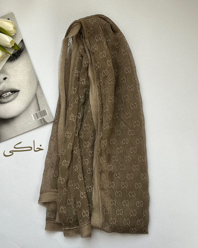 شال تور طرح گوچی لب ریش وارداتی کد ۱۳۵۰