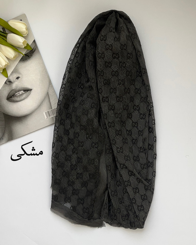 شال تور طرح گوچی لب ریش وارداتی کد ۱۳۵۰