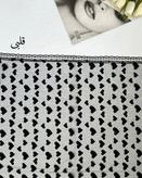 مینی اسکارف گیپورطرحدار کد ۱۳۷۰