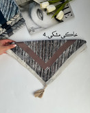 روسری نخی منگوله دار قواره ۱۳۰ کد 2049