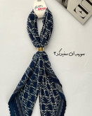دستمال گردن چندکاره میکس سورمه ای کد ۱۵۲۰
