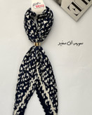 دستمال گردن چندکاره میکس سورمه ای کد ۱۵۲۰