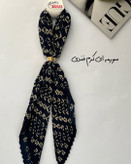 دستمال گردن چندکاره میکس سورمه ای کد ۱۵۲۰