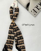 دستمال گردن چندکاره میکس قهوه ای کد ۱۵۳۰