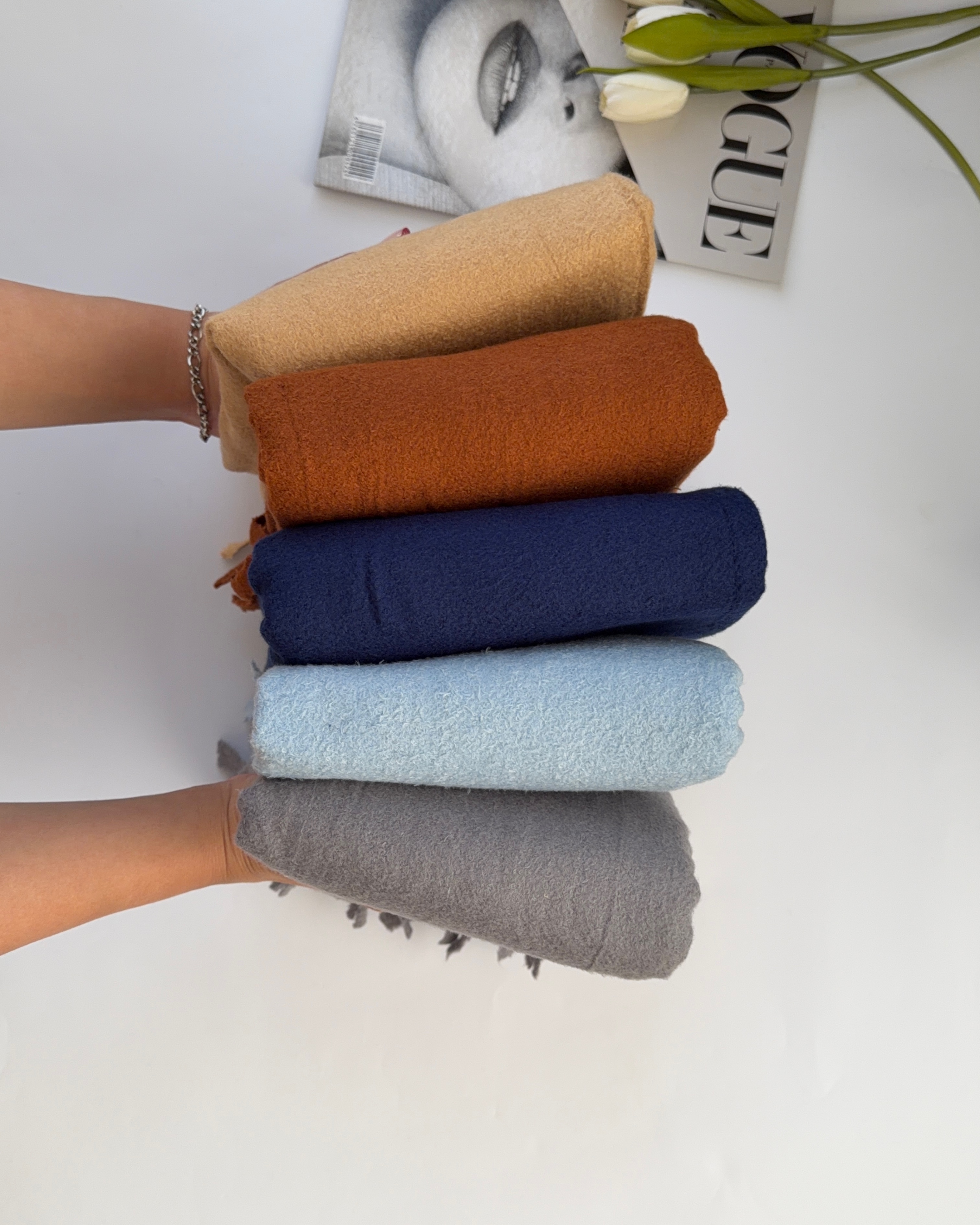 بیگ اسکارف پشمی وارداتی کد ۱۷۹۰