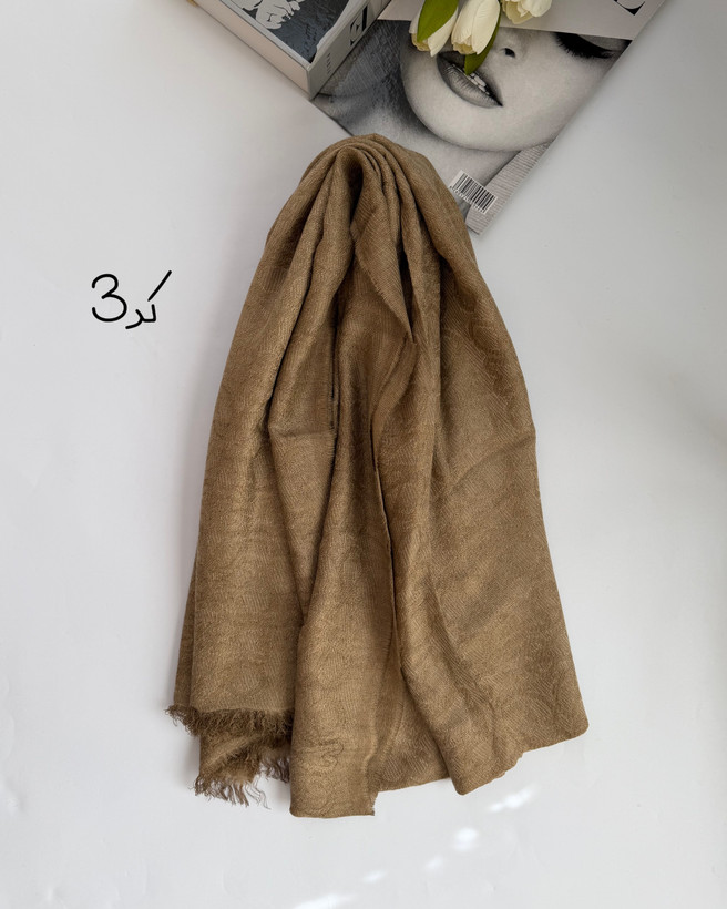 شال کشمیر ژاکارد دور ریش وارداتی کد ۱۹۶۰